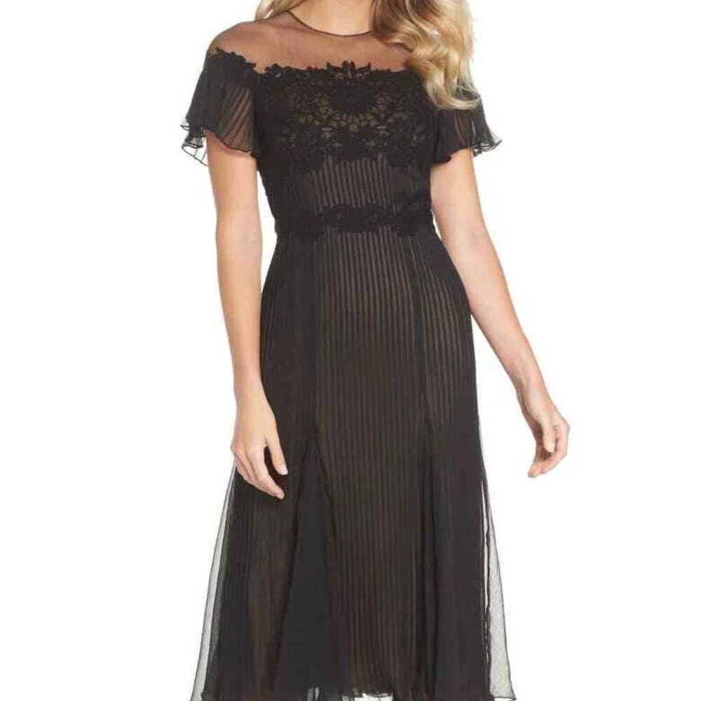 Elegant Black Lace Dress